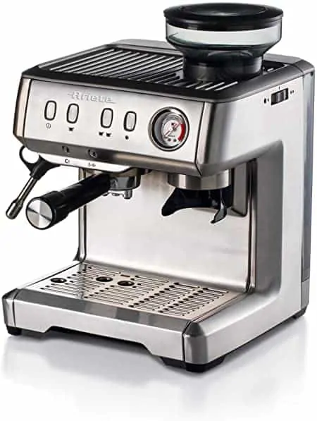 macchina da caffè espresso con macinacaffè