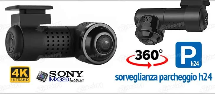 telecamera per auto 360 gradi vsxw360 wifi